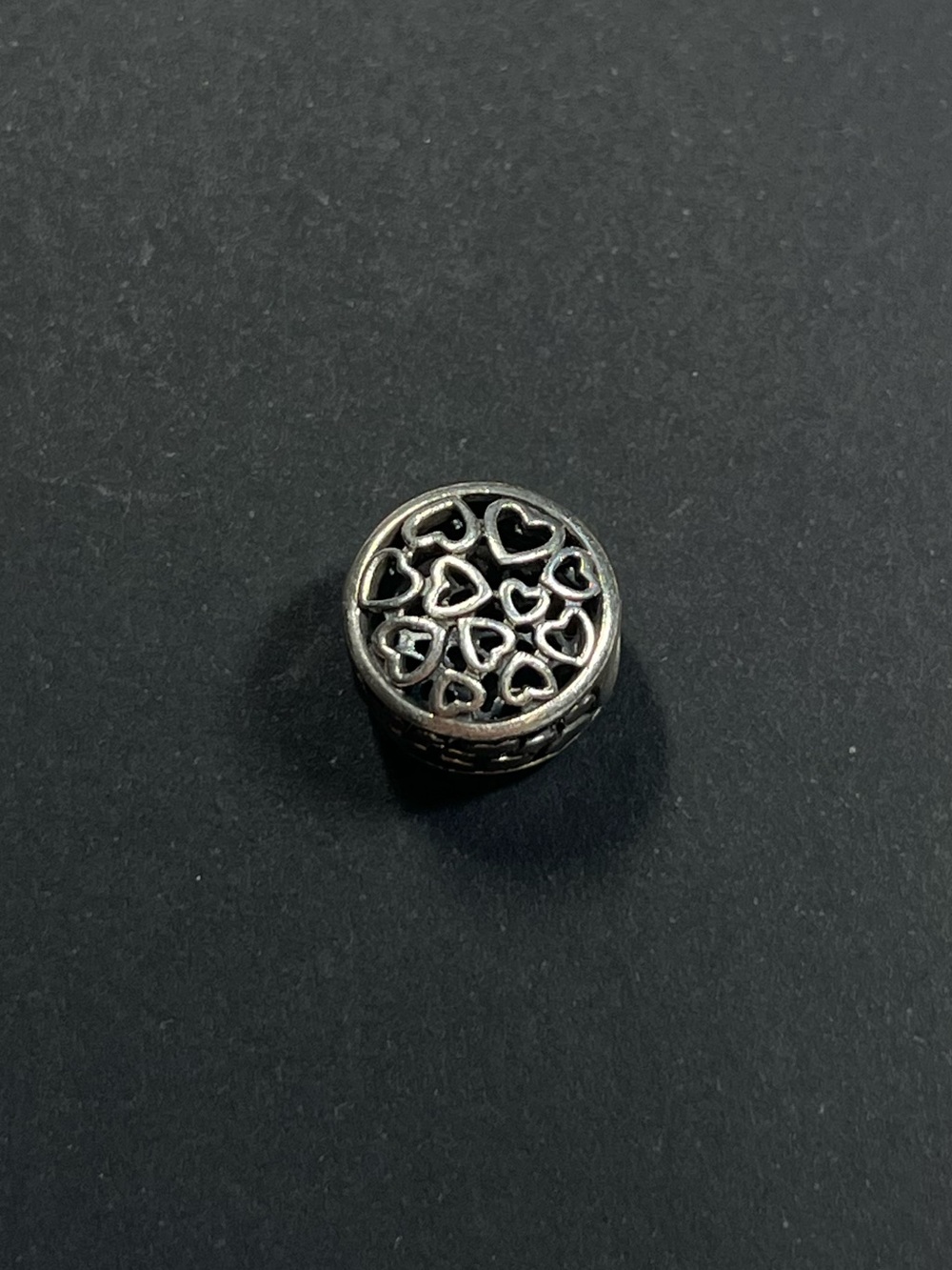 Pandora sterling silver heart bead
925